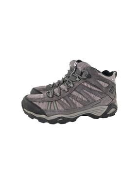 Columbia Mens North Plains Hiking Shoes US 9.5 Waterproof Gray Suede Boot